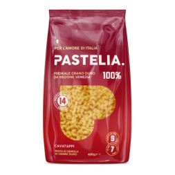Макарони Pastelia Ріжки кручені 400 г (4820167530402)