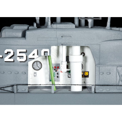 Збірна модель Revell Підводний човен Type XXI з інтер&#039;єром, рівень 4, 1:72 (RVL-05078)