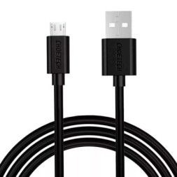 Дата кабель USB 2.0 AM to Micro 5P 1.2m PVC Choetech (AB003-BK)