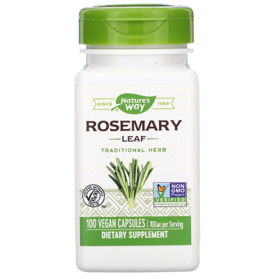 Трави Nature&#039;s Way Розмарин, 350 мг, Rosemary Leaves, 100 капсул (NWY-14162)