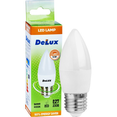 Лампочка Delux BL37B 5 Вт 4100K 220В E27 (90021347)