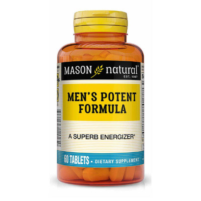 Вітамінно-мінеральний комплекс Mason Natural Чоловіча формула потенції, Men&#039;s Potent Formula, 60 пігулок (MAV12025)