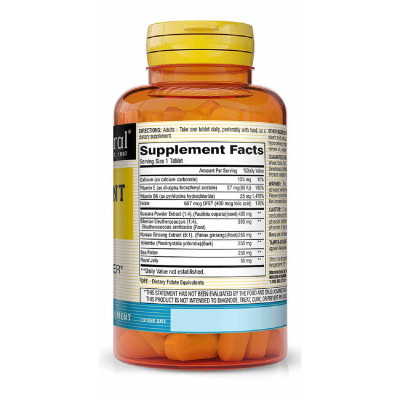 Вітамінно-мінеральний комплекс Mason Natural Чоловіча формула потенції, Men&#039;s Potent Formula, 60 пігулок (MAV12025)