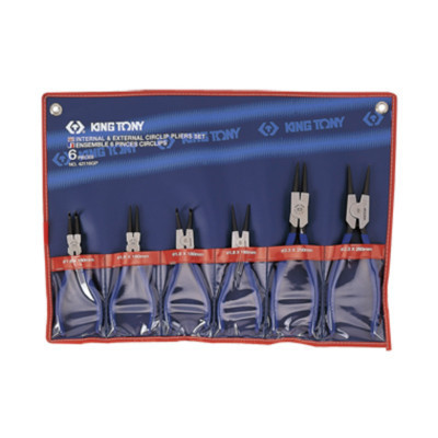 Автомобільний зйомник KING TONY стопорних кілець набор 6 одиниць (4 шт. - 180 мм, 2 шт. - 250 мм) (42116GP)