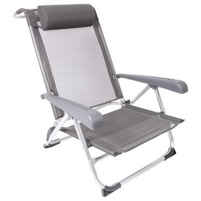 Крісло складане Bo-Camp Saint-Tropez Grey (1204796) (DAS303395)