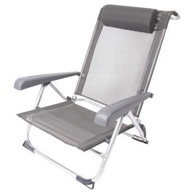 Крісло складане Bo-Camp Saint-Tropez Grey (1204796) (DAS303395)