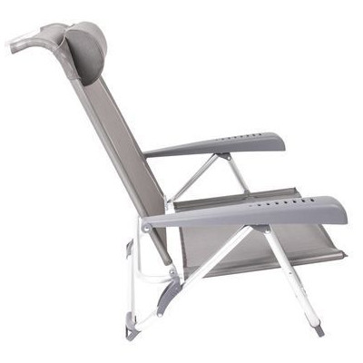 Крісло складане Bo-Camp Saint-Tropez Grey (1204796) (DAS303395)