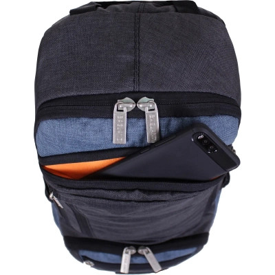 Рюкзак для ноутбука Bagland 15.6&quot; Granite 23L black/gray 0012069 (7072175)