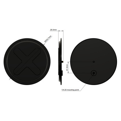Антена для дрона TrueRC X-21 5.8GHz SMA RHCP (0608597256062-2)