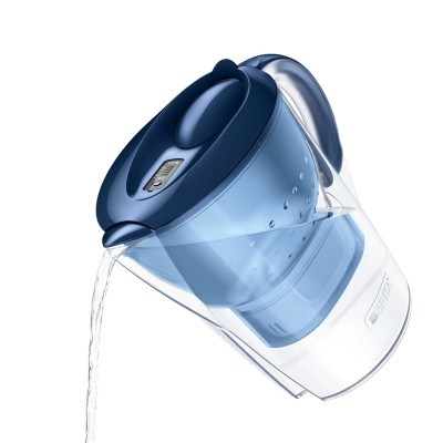 Фільтр-глечик Brita Marella Memo MXPro 2.4л (1.4л очищеної води) з фільтр-картриджем, синій (1052799)