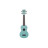 Укулеле Kala Waterman Gitd Blue Soprano Ukulele (231453)