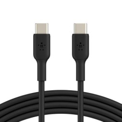Дата кабель USB-С - USB-С, PVC, 1m, black Belkin (CAB003BT1MBK)