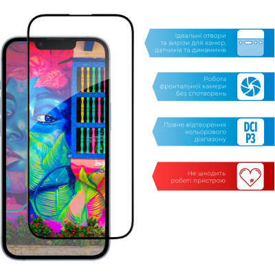 Скло захисне ACCLAB Full Glue Apple iPhone 14 Plus (1283126541964)