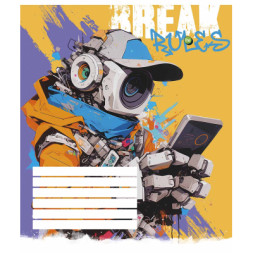 Зошит Школярик Break the rules 12 аркушів лінія (012-3492L)