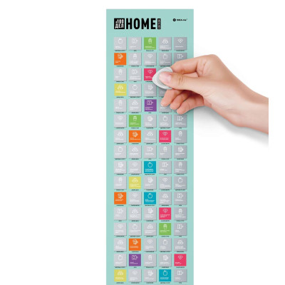 Скретч постер 1DEA.me 100 Справ Home edition українська (13188)