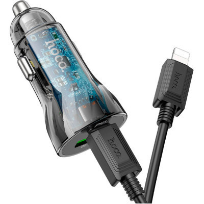 Зарядное устройство HOCO Z47A USB-A/Type-C Black (6931474782298)
