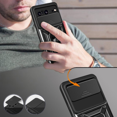 Чохол до мобільного телефона BeCover Military Google Pixel 8 Black (710663)