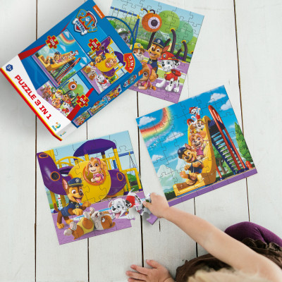 Пазл DoDo 3 в 1 Paw Patrol. Ігровий майданчик (200578)