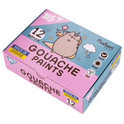Гуашеві фарби Yes Pusheen 12 кольорів по 20 мл (230402)