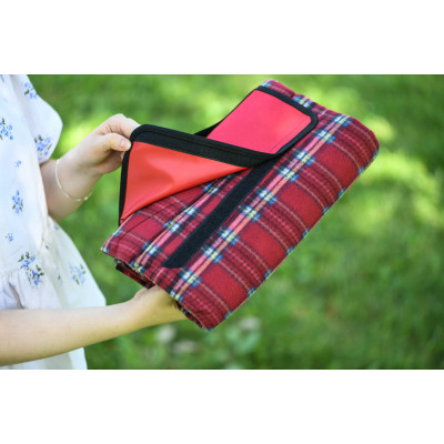 Плед Ardesto Picnic 130х170см, 100% поліестер, клітинка червоний (ART0916RC)