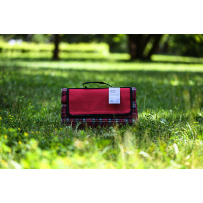 Плед Ardesto Picnic 130х170см, 100% поліестер, клітинка червоний (ART0916RC)