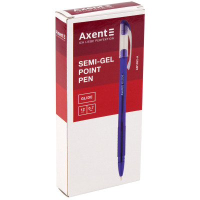 Ручка масляна Axent Glide, blue (AB1052-02-А)