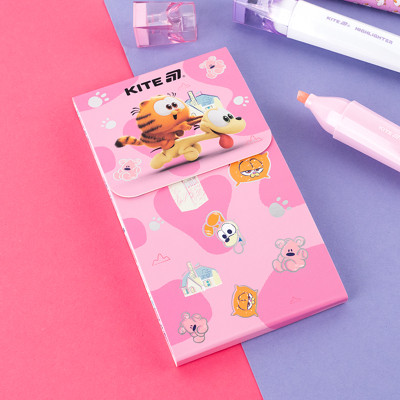 Блокнот Kite на магніті Garfield 60 аркушів, клітинка (GF24-092)