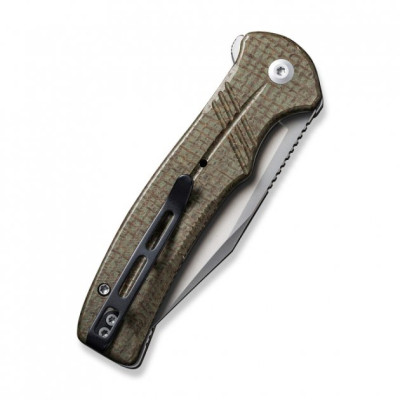 Ніж Civivi Cogent Bead Blast Dark Micarta (C20038D-5)