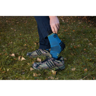 Водонепроникні шкарпетки Dexshell Running Lite 2.0 Socks темно-блакитні розмір M (39-42) (DS20610MLB2.0-M)