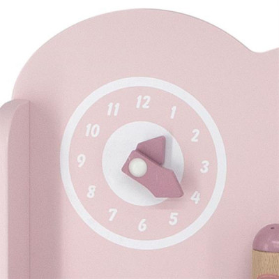 Ігровий набір Viga Toys кухня з дерева з аксесуарами PolarB рожева (44046)