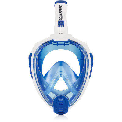 Маска для плавання Aqua Speed Drift 7086 білий, синій 249-51 S/M (5908217670861)