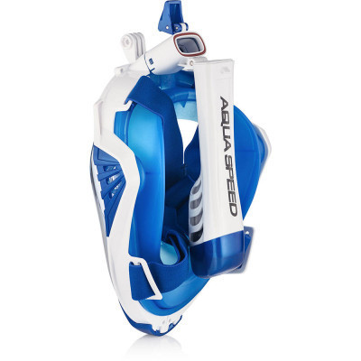 Маска для плавання Aqua Speed Drift 7086 білий, синій 249-51 S/M (5908217670861)