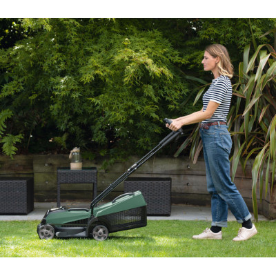 Газонокосарка Bosch CityMower 18V-32-300 18V, 4Ah, 34см, 31л, 30-60мм 9.4кг (0.600.8B9.A07)