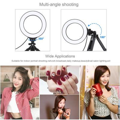 Набір блогера Puluz Ring USB LED lamp PKT3058B 4.7&quot; + tripod 12 см (PKT3058B)