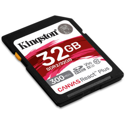 Карта пам&#039;яті Kingston 32GB class 10 UHS-II U3 Canvas React Plus (SDR2/32GB)
