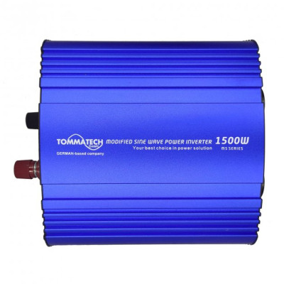 Автомобільний інвертор 12V/220V MS-1500 1800W, approximate sinusoid, USB, Shuko*2 Tommatech (29446)