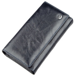 Гаманець ST Leather Сіро-синій (18880)