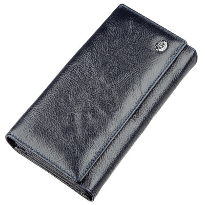 Гаманець ST Leather Сіро-синій (18880)
