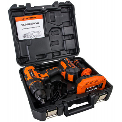 Шуруповерт Tekhmann TCD-60/i20 kit (848394)