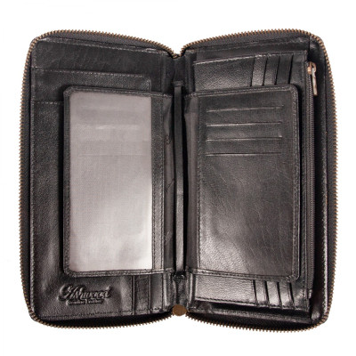 Портмоне Ashwood Дорожнє TW01 Black (TW01 BLACK)