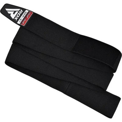 Бинт для спорту RDX на коліна K1 GYM Knee Wraps Full Black (WAH-K1FB)