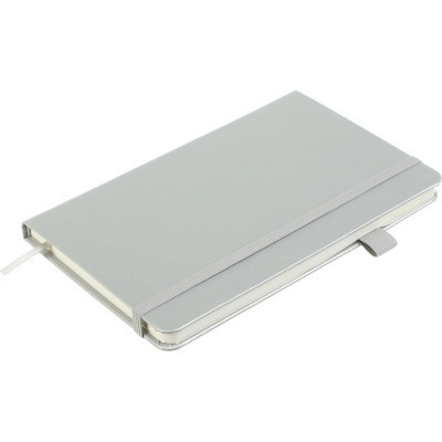 Книга записна Buromax Etalon 125x195 мм 96 листів без лінівки обкладинка зі штучної шкіри Срібна (BM.291060-24)