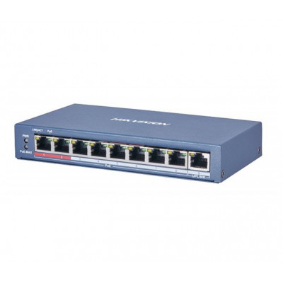 Комутатор мережевий Hikvision DS-3E0109P-E(C)