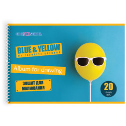 Альбом для малювання Cool For School на пружині, 20 аркушів (CF60903-08)