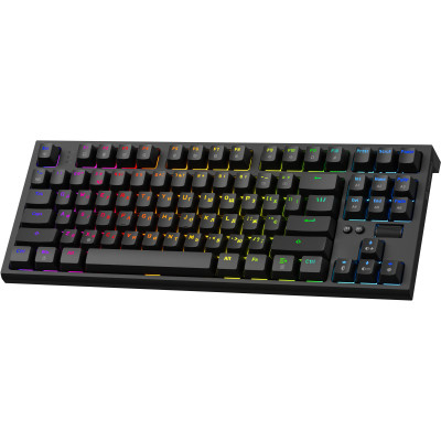 Клавіатура GamePro MK180B Hot-Swap Red Swich RGB USB UA Black (MK180B)