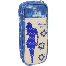 Пенал Cool For School 1 відділення Блакитний (J-2392-blue)