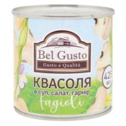 Овочева консервація Bel Gusto Квасоля біла ніжна 425 мл (4820204406844)