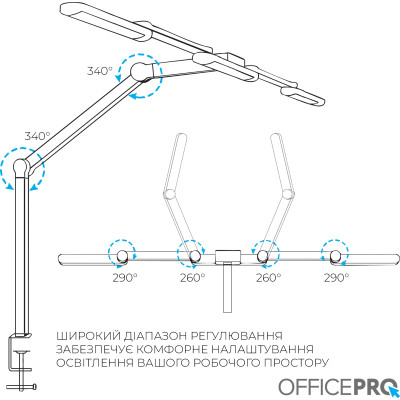 Світильник OfficePro LED лампа на монітор SL300B (SL300B)