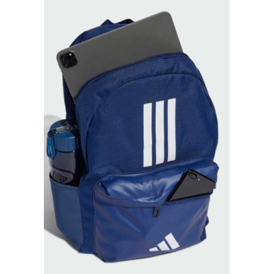 Рюкзак туристичний Adidas Clsc Bars 3S IS7041 27,5L темно-синій, білий (4067901878622)