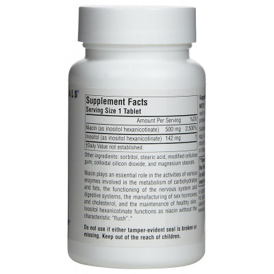 Вітамін Source Naturals Ніацин (В3) 500мг, 60 таблеток (SN0921)